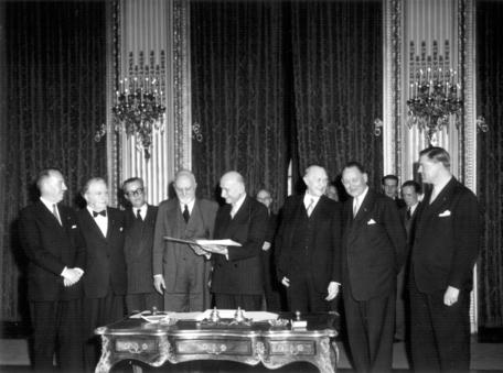Unterzeichnung EGKS 18.4.51