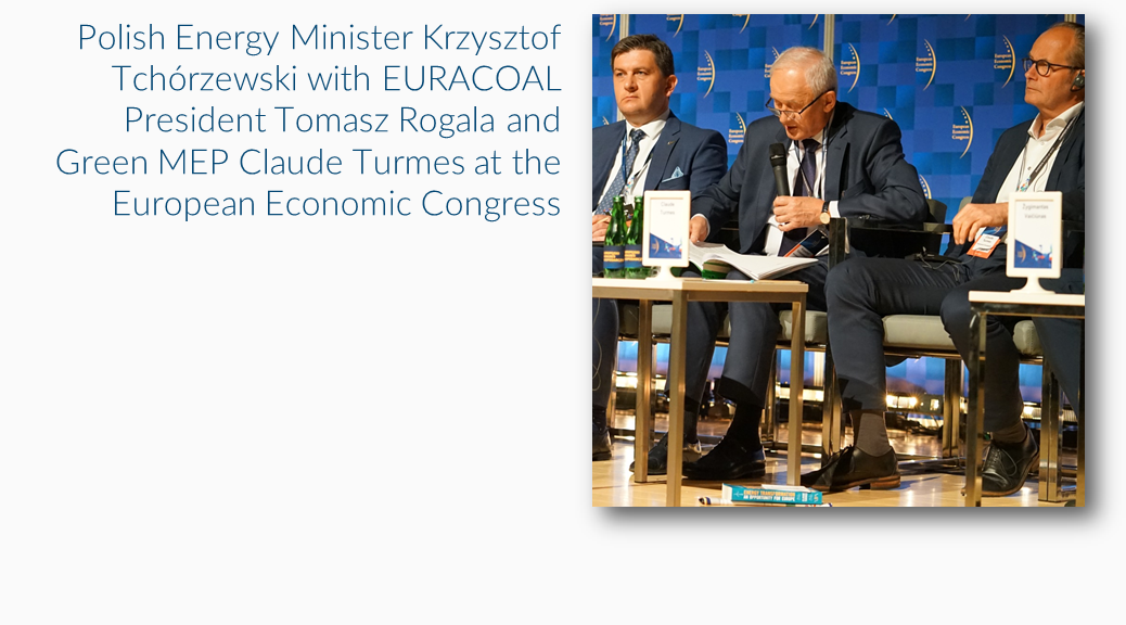 A strong EURACOAL voice at the European Economic Congress in Katowice
